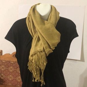 Cejone ladies golden wrap/ scarf